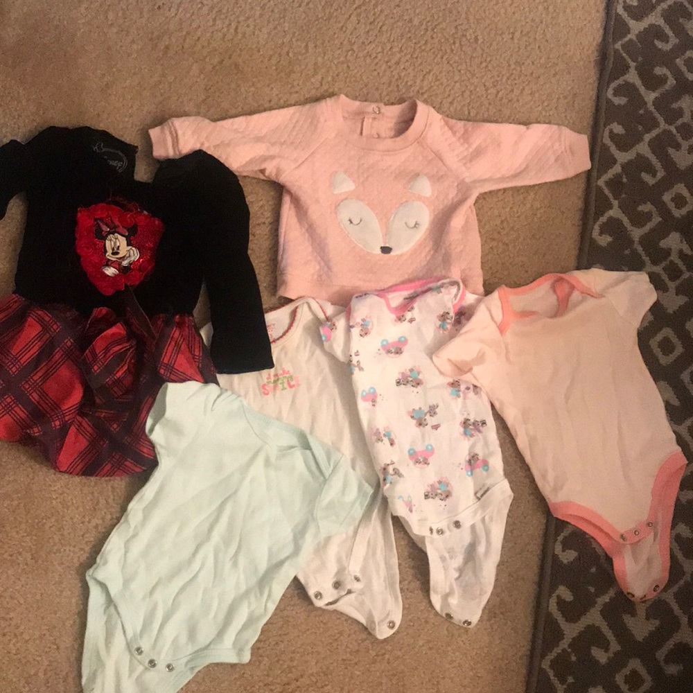 Baby sweater & romper